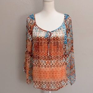Long, Flare Sleeved Top